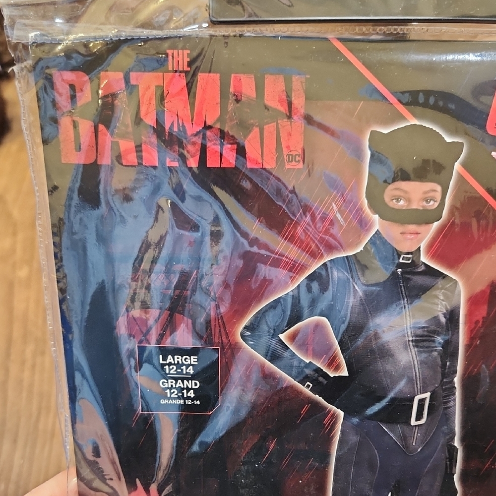 Selina Kyle Catwoman Costume Cosplay The Batman DC Child Large Girls 12 14